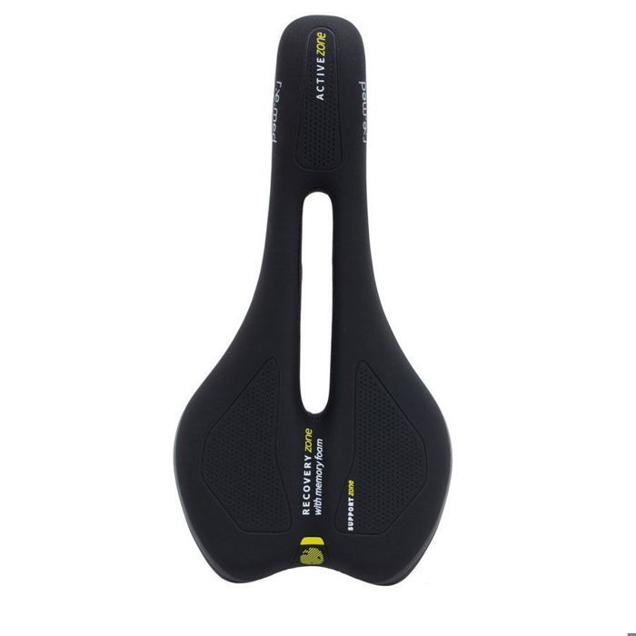 Selle route/vtt selle royal remed sport athletic mixte noir avec ouverture centrale