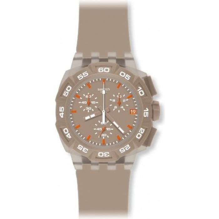 Swatch SUIT400 Montre Homme Analogique Bracelet Caoutchouc