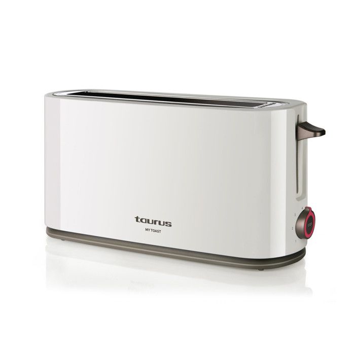 Grille-pain Taurus Mytoast de 1000W avec fente extra longue et 7 niveaux de brunissage