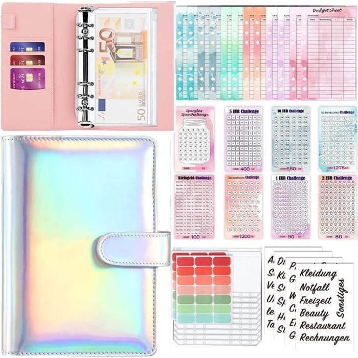 Planner Budget A6 Aocii - Classeur Épargne Avec Enveloppes - Organisation Finances Personnelles