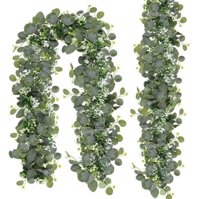 Lot De 2 Guirlandes Automne En Soie 1.8m - Feuilles D'Érable Colorées Pour Décorer Cheminée, Porte, Table - Déco Saisonnière Réutilisable - 10