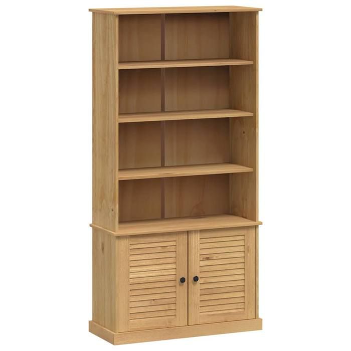 Bibliothèque - mango - Meuble de rangement - VIGO 85x35x170 cm - bois massif de pin M705