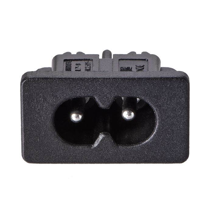 C14 Montage panneau Adaptateur fiche AC 250V 10A 3 broche entré IEC