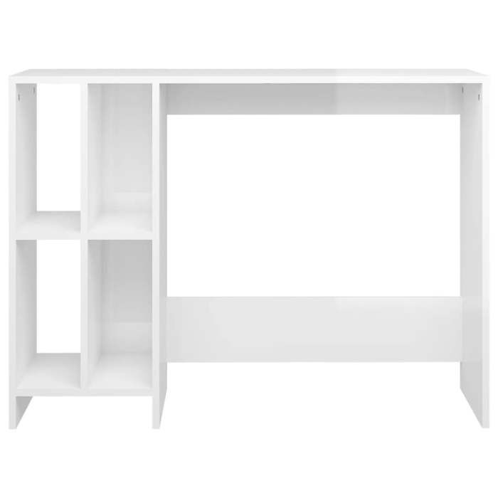 Bureau Informatique - CLOUD - portable - Blanc brillant - bois dingénierie LL100690