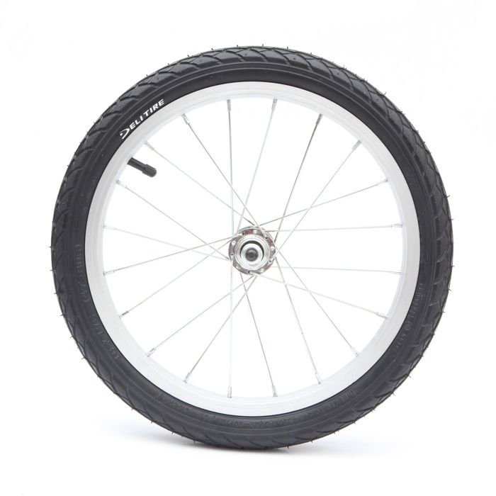 Roue aluminium 16 roulements avec pneu à pompe