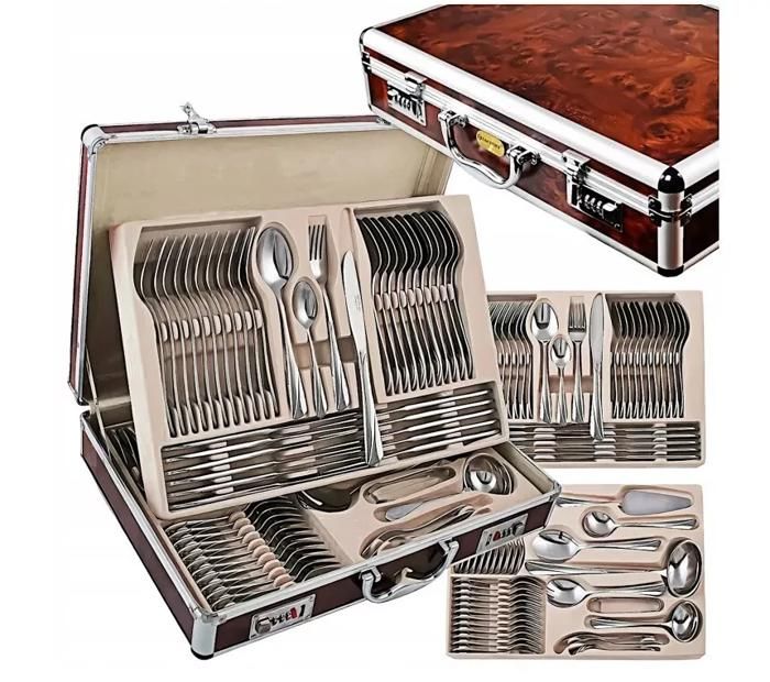 Service 72 Pièces Karl Hausmann Monica – Couverts 12 Personnes Acier Inox 18/0 – Mallette Incluse