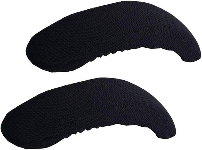Accoudoirs Canapé Protection Élastique Housse daccoudoir de Chaise Pivotante Fauteuil dordinateur Fauteuil - Noir
