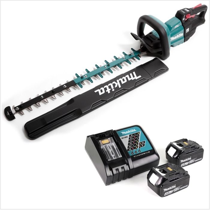 Taille haies sans fil Makita DUH 601 RM 18V 60cm Brushless 2x Batterie 40Ah Chargeur inclus - vue 1