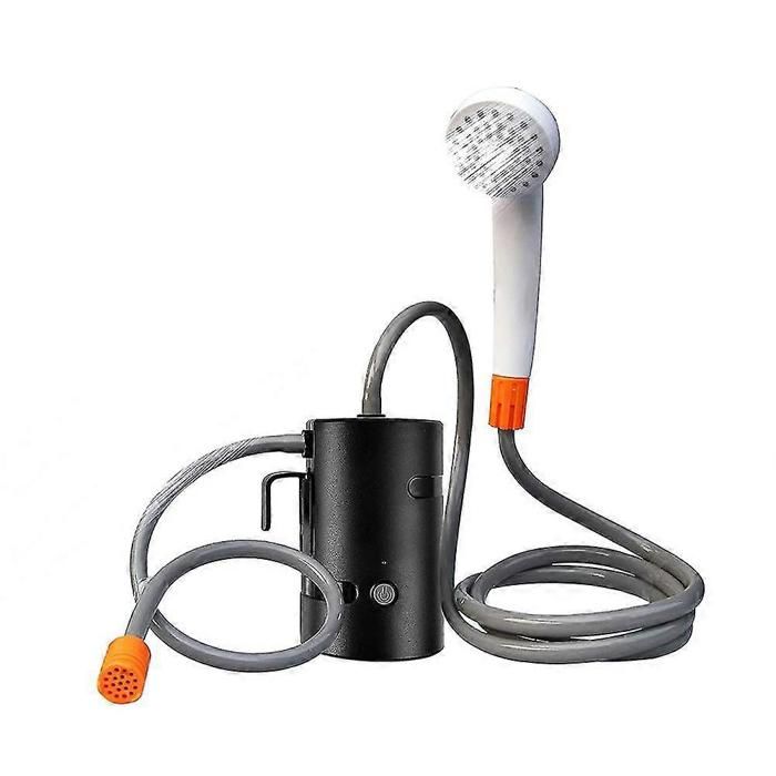 Douche Portable USB Pour Camping, Van, Randonnée - Rechargeable, Grise