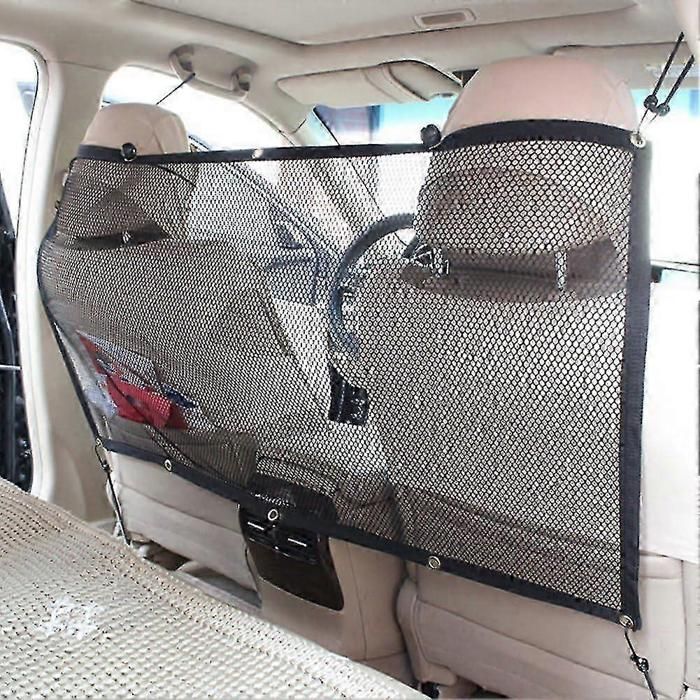 Filet de sécurité pour animaux de compagnie en voiture - Grille de protection pour chien 115 x 62 cm