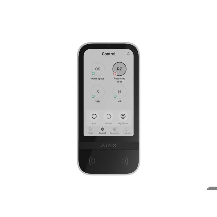 Télécommande sans fil 5 KEYPADTOUCHSCREENW Jeweller AJAX - vue 2