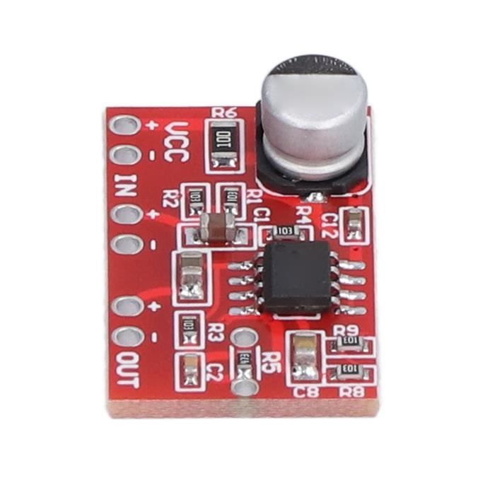 Module Préampli Microphone Dynamique - Carte Amplifiée 2 Canaux AD828 - Alimentation 3,8-15V - Pour Instruments