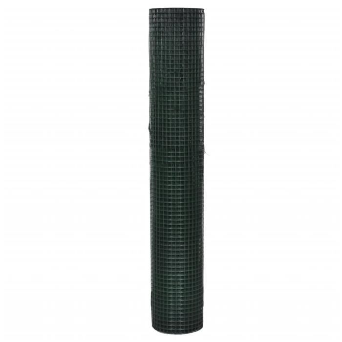 Lot de 5 canisses de jardin pvc 3 x 1 m vert