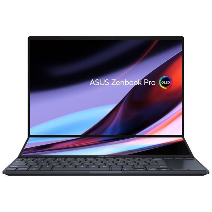 PC Ultraportable ASUS ZenBook Pro Duo OLED UX8402  Win 11 - 14.5 WQXGA+ - RTX 4050 - Intel Core i7-13700H - RAM 16Go - 1To SSD