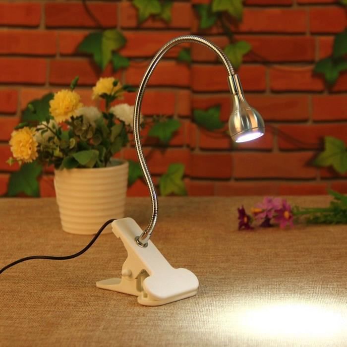 LYYT éclairage Compact DEL USB Lampe de bureau noir