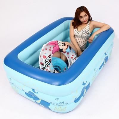 Bebe Enfant Piscine Gonflable 130 95 50cm 3 Couches Solide Bulle Pour Jardin Bleu Pompe Electrique Gonflable Achat Vente Pataugeoire Cdiscount