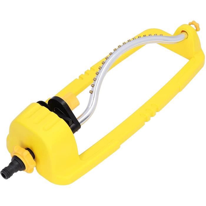 Arroseur Oscillant Mini 16 Trous - Couverture Réglable, Facile à Installer, Pour Pelouse, Jardin Ou Terrasse