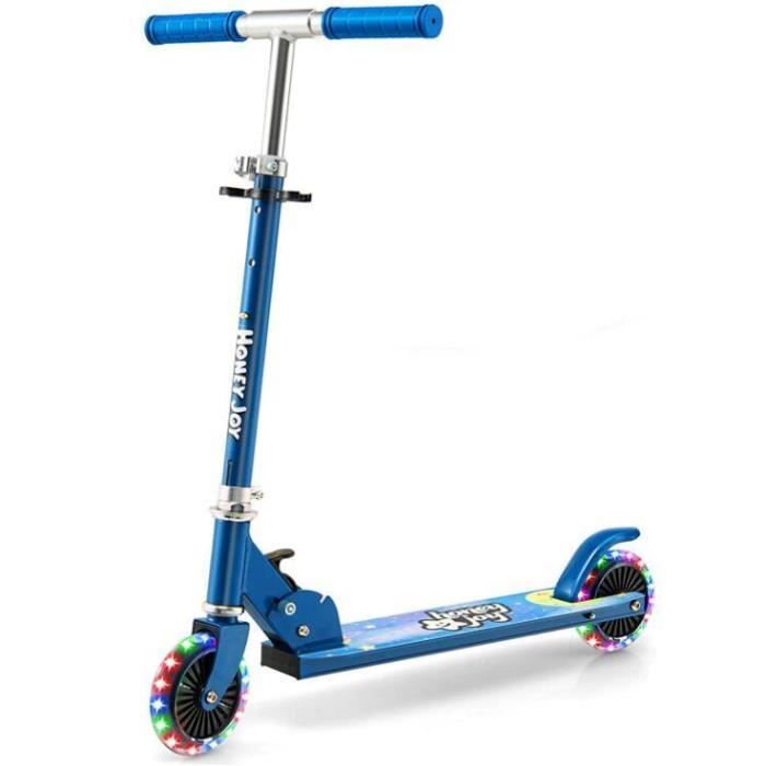Trottinette 3 Roues Enfant Pliable KIDSPRO 4 Réglable en Hauteur - Rose