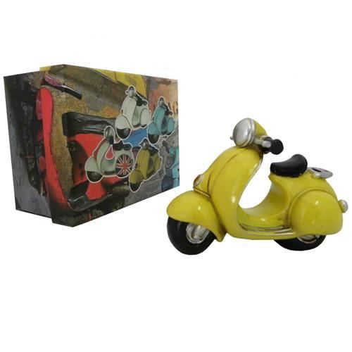 Figurine Scooter déco rétro Jaune Cdiscount Jeux Jouets