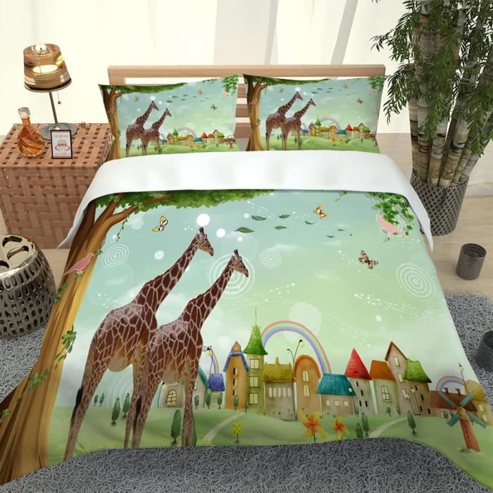 Housse De Couette Girafe