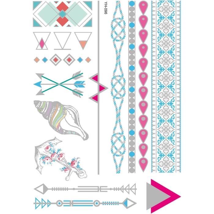 Tampon à Tatouage Temporaire Avon - Motif étoile Ou éclair, Crayon Maquillage