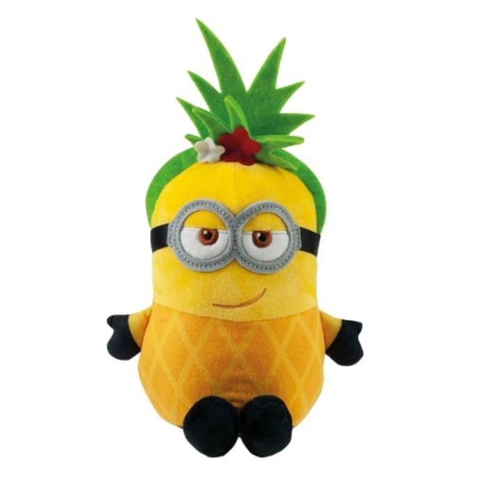 Peluche Minions - Tom Ananas - 20cm - Blanc