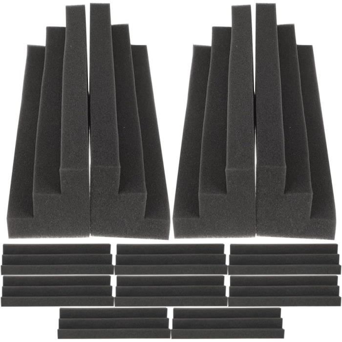 Isolation Phonique Haut-Parleur Voiture - Lot De 4 Mousses Anti-Vibrations Pour Portières
