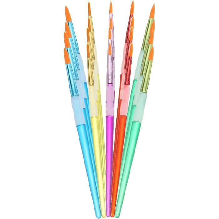 Ensemble de 24 Stylos de Couleur pour Enfants - Fournitures d'Art pour Peinture et Dessin