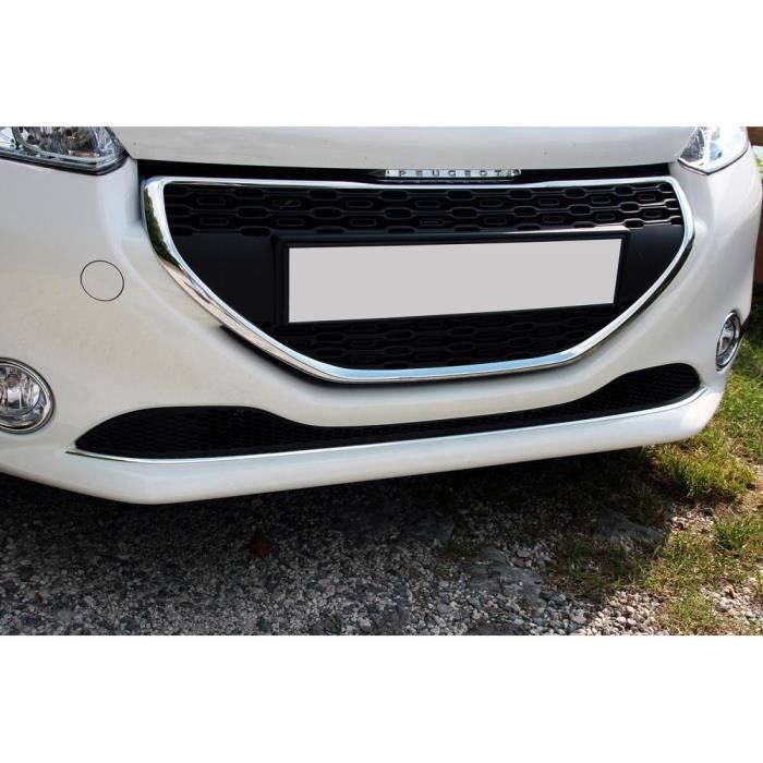 Baguette De Coffre Chromée Pour Peugeot 208 II 2019-2024 - Bande Adhésive 1.2m