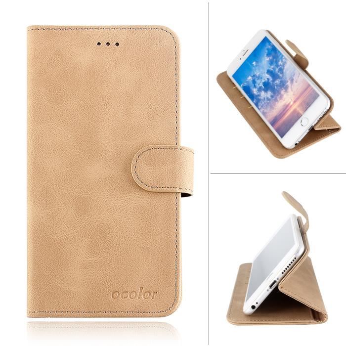 Étui Portefeuille Urcover En Tissu à Rabat - Pour IPhone 6/6s Et Samsung Galaxy S5