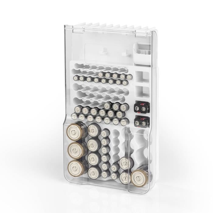 BLOS Boîte De Rangement Pour Piles – Support De Batterie De Grande