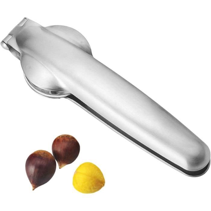 Kit Casse-noix Multifonction - Pince à Châtaignes, Casse-noisettes, Aiguilles | Acier Inoxydable Alimentaire