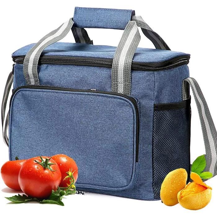 Sac Isotherme Pliable 9L OYIWINMI - Pour Repas, Bureau, école, Pique-nique - Tissu Oxford Léger Et Résistant