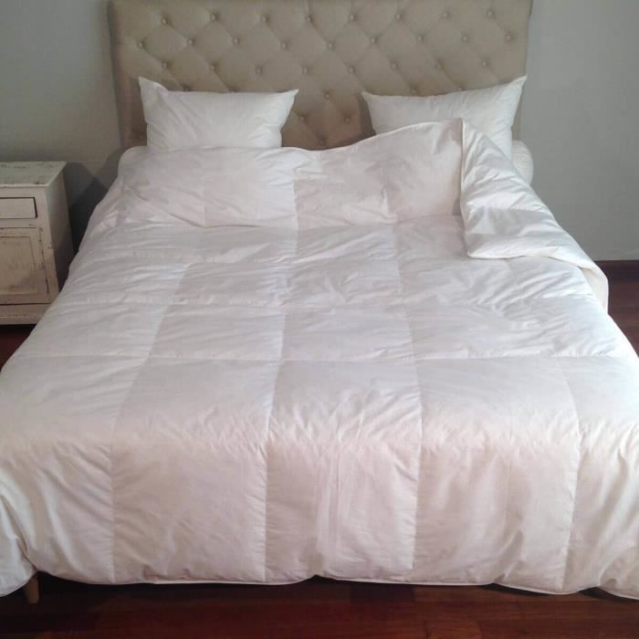 CASTEX COUETTES NATURELLES Couette -  - Plumes et duvet de canard - L&eacute;g&egrave;re - Blanc - 280x240 cm 