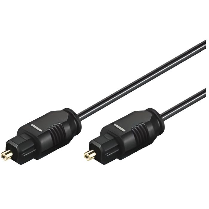 Câble audio numérique optique TosLink Ø 2 mm, 2.0m - Cdiscount TV Son Photo