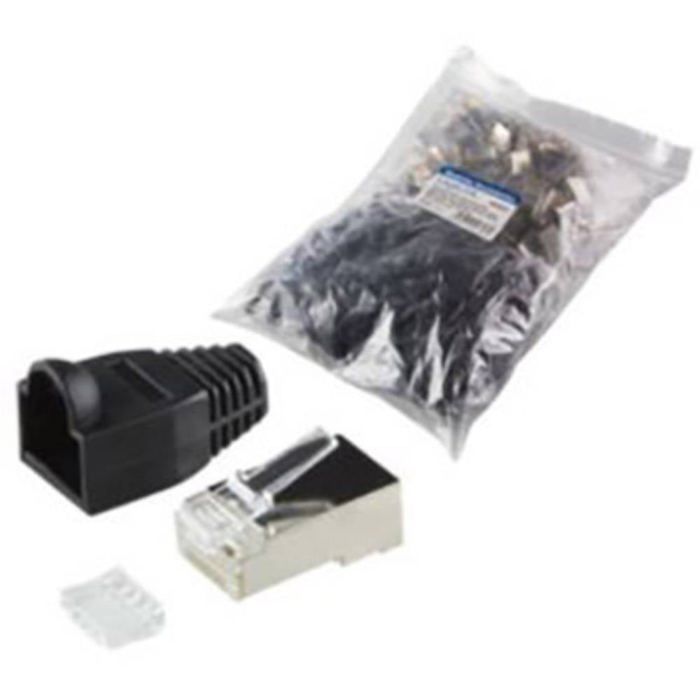 Connecteur Rj45 Cat6 Blinde Logilink Mp0022 Noir Conditionnement 100 Pc S Achat Vente Panneau De Brassage Connecteur Rj45 Cat6 Blinde Cdiscount