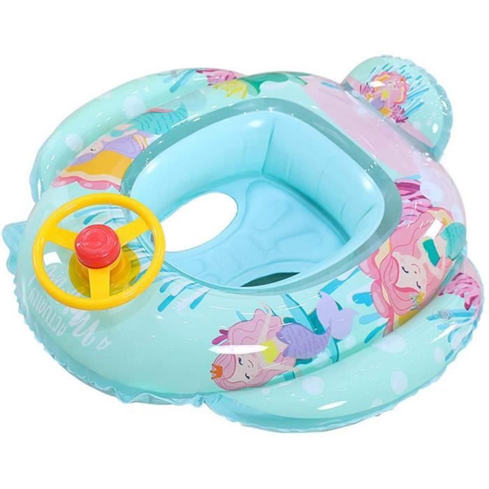 Bouee Siege Bain Bebe Flotteur Voiture Cartoon Gonflable Bouee Anneau De Natation Piscine Haute Qualite Pour Enfant 2 10 Ans Sirene Cdiscount Jeux Jouets
