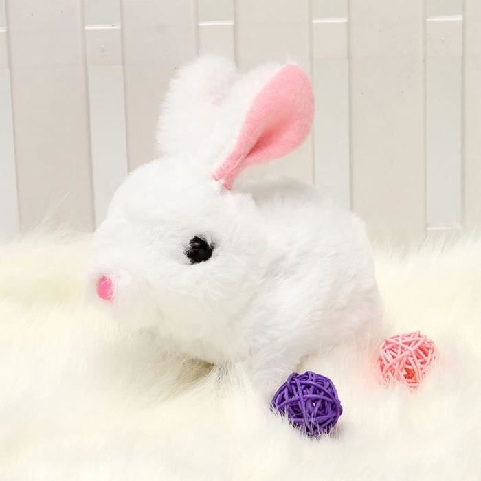 Au hasard 1 pièces - 1pc au hasard réaliste mignon en peluche lapins  réaliste Animal Photo accessoires lapin - Cdiscount Jeux - Jouets