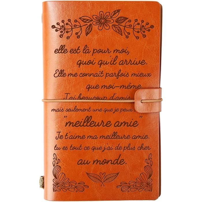 Cadeau Meilleure Amie Meilleure Amie Cuir Journal Cadeaucahier Journal Anniversaire Cadeaux Carnet De Voyage Vierge Vintageca 12 Cdiscount Beaux Arts Et Loisirs Creatifs