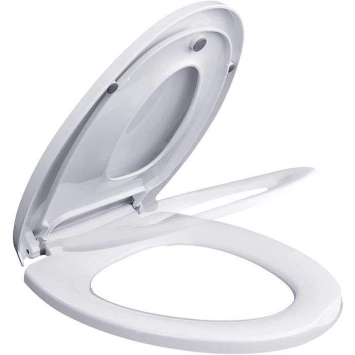 Lunette De Toilette Enfant Et Adulte,Abattant WC Enfant Forme  U-o-v,Abattant WC avec Reducteur Integre,Facile à Installer (Si 59 -  Cdiscount Puériculture & Eveil bébé