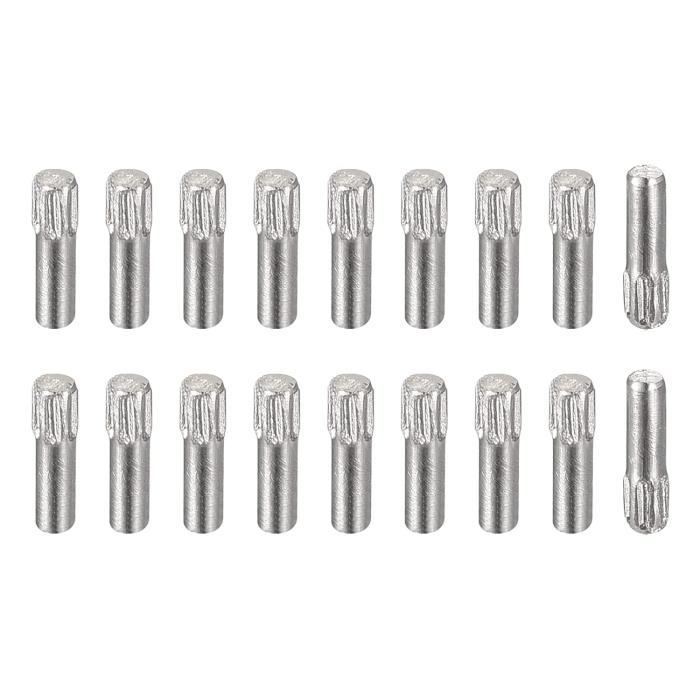 Lot De 5 Ensembles De Goupilles M6x20mm Acier Inoxydable 304 - Tête Plate, Marque Uxcell