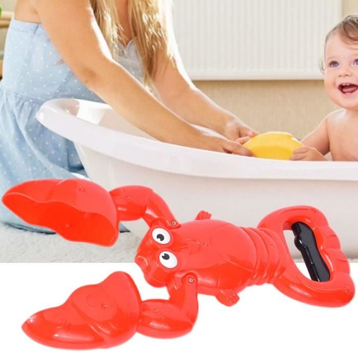 Thermomètre de bain flottant en sécurité pour bébé, jouet d'eau pour bébé,  tortue de natation, chaîne enroulée, horloge, jouets de bain pour enfants -  AliExpress