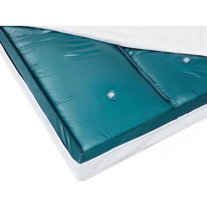Matelas à eau dual - BELIANI - 160x200 cm - Stabilisation légère Matelas à eau dual - BELIANI - 160x200 cm - Stabilisation légère