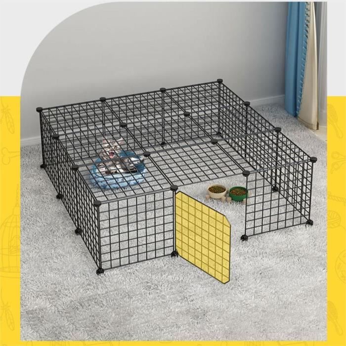 Comparer les prix de 12 pièces de clôture pour animaux de compagnie à l'intérieur de la cage de chien de petite et moyenne taille combinaison sans