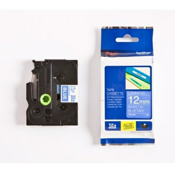 Brother TZe535 Ruban laminé sur Rouleau 1 2 cm x 8 1 rouleau x pour P Touch GL H105 PT 1000 1005 1010 1080 1280 1290 2030 3600 900 9700 9800 H101 - vue 2