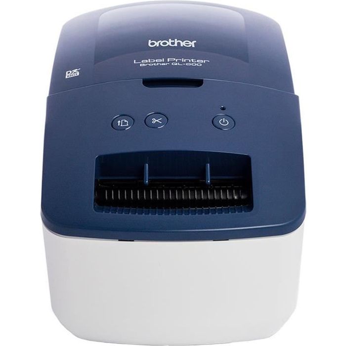 Imprimante détiquettes - BROTHER - QL-600 - Professionnelle bleue - Idéale petite entreprise et travail à domicile