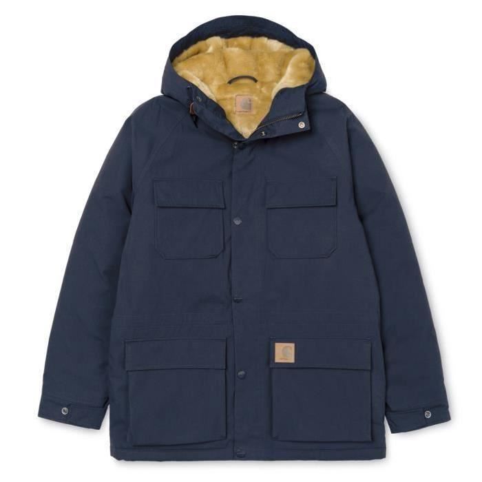 Parka Carhartt Mentley Jacket I0218711C00 Bleu Bleu Cdiscount Pret a Porter
