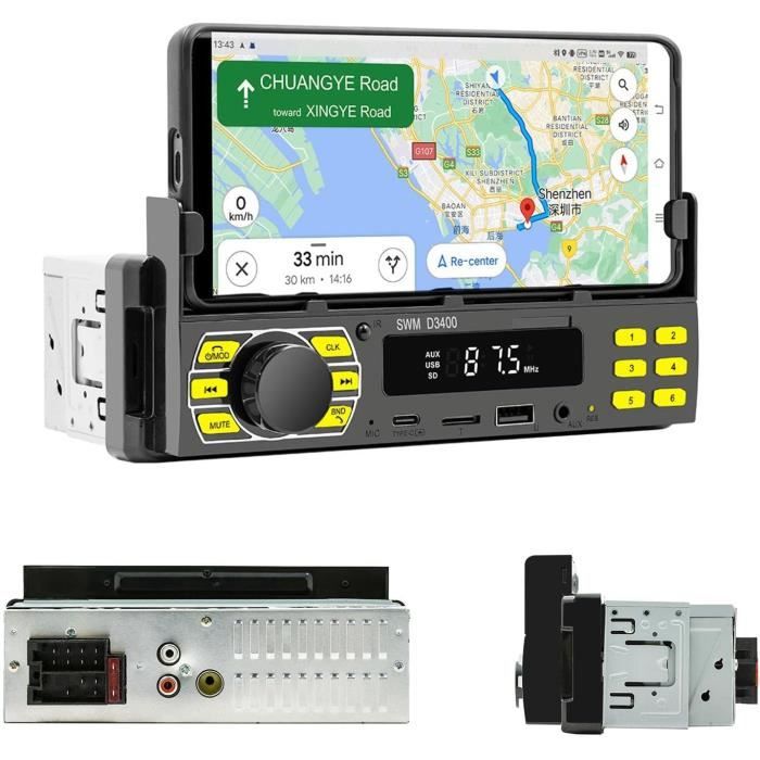 Autoradio Kraco Dashmaster KID-575 F - Lecteur 8 Pistes AM/FM Vintage