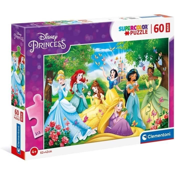 Puzzle - Clementoni - 60 pièces Maxi - Disney Princesses - Enfant ...