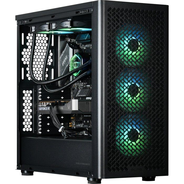 PC Gamer powered by COOLER MASTER - Sans Windows - AMD Ryzen 8400F - RTX 5060 - RAM 32Go DDR5 - SSD 1To